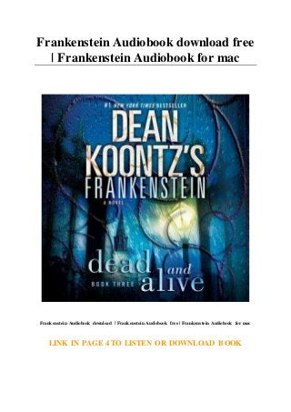 Frankenstein Audiobook download free
| Frankenstein Audiobook for mac
Frankenstein Audiobook download | Frankenstein Audiobook free | Frankenstein Audiobook for mac
LINK IN PAGE 4 TO LISTEN OR DOWNLOAD BOOK
 