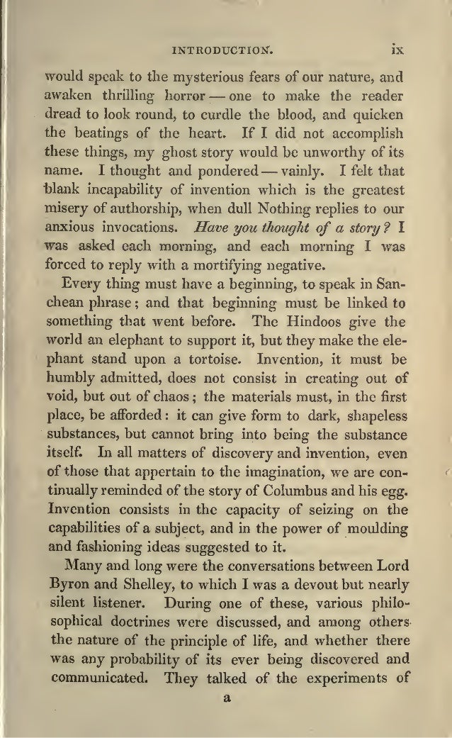 Frankenstein book image