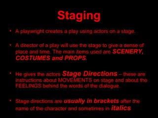 Character Dialogue Staging Frankenstein presentation (juniours) | PPT