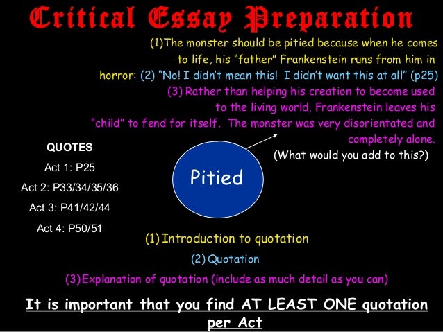 frankenstein theme essay