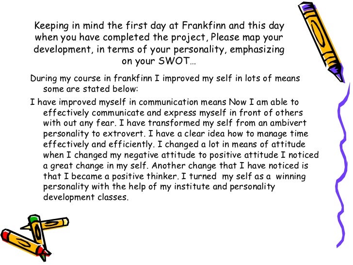 personality development assignment personality development assignment