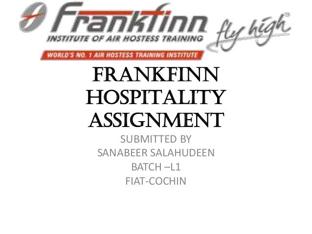 frankfinn hospitality assignment
