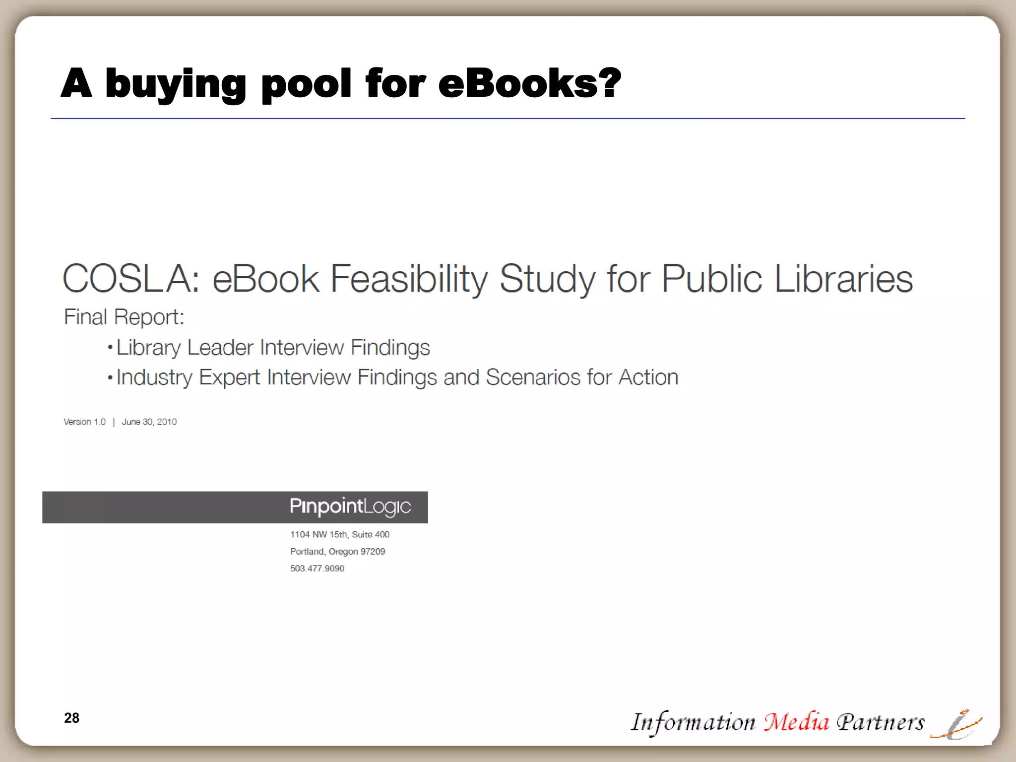 28
A buying pool for eBooks?
 