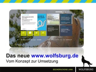 Das neue www.wolfsburg.de
Vom Konzept zur Umsetzung
 