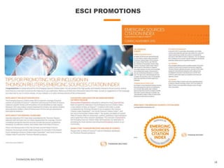 ESCI PROMOTIONS
18
 