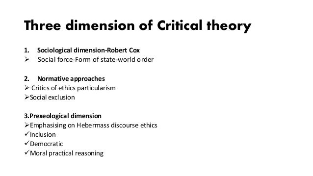 Critical theory sociology picture