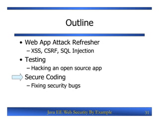 Java EE Web Security By Example: Frank Kim | PDF