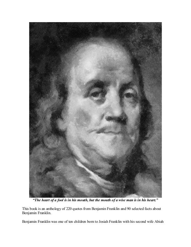 Fart proudly by benjamin franklin