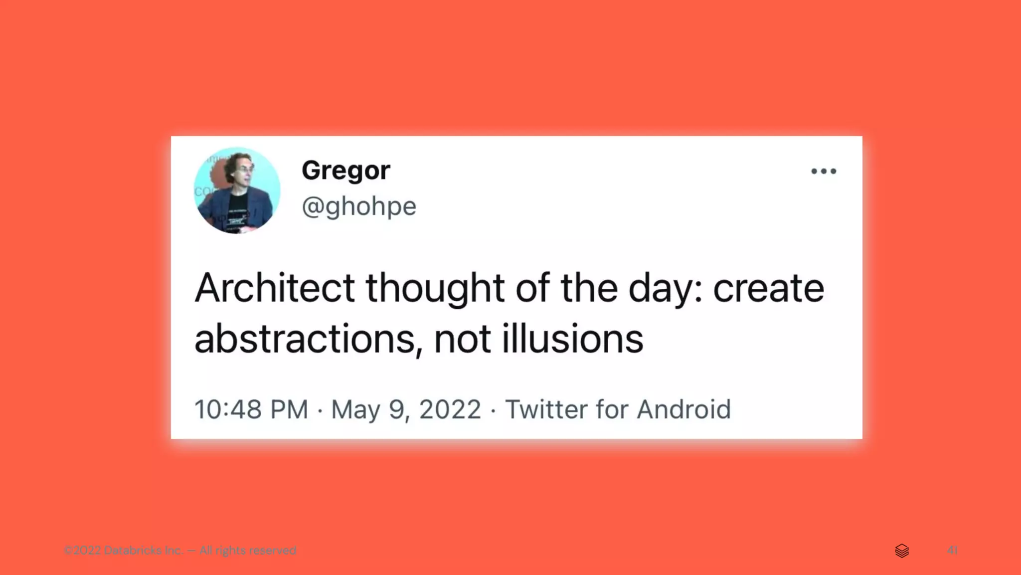 ©2022 Databricks Inc. — All rights reserved 41
 