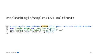 munz & more #57
OracleWebLogic/samples/1221-multihost:
 