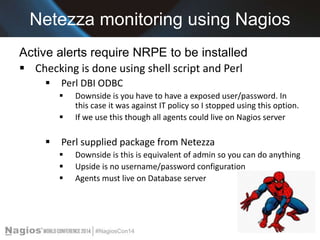 Nagios Conference 2014 - Frank Pantaleo - Nagios Monitoring of Netezza ...