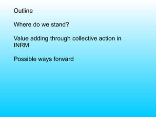 Does linking long term research sites to an ‘observatory of rural change’ make sense in the context of the research we are proposing?