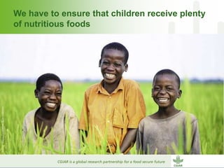 Why dry areas should invest massively in innovation to ensure food security