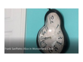 Frank SanPietro Alice in Wonderland Clock
