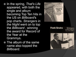 On January 27, 1961, Sinatra played a benefit show at Carnegie Hall for Martin Luther King, Jr. and would go on to play a major role in the desegregation of Nevada hotels and casinos in the 1960s. Sinatra led his fellow members of the Rat Pack and label-mates on Reprise in refusing to patronize hotels and casinos that wouldn't allow black singers to play live or wouldn't allow black patrons entry. He would often speak from the stage on desegregation. 