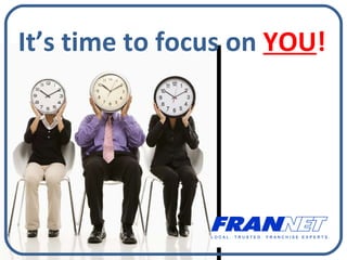 It’s time to focus on  YOU ! 