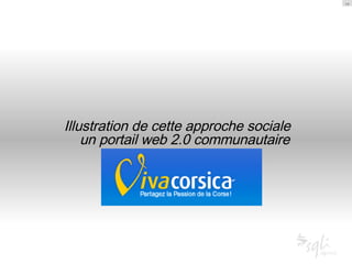 Illustration de cette approche sociale  un portail web 2.0 communautaire  
