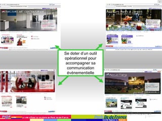 Se doter d’un outil opérationnel pour accompagner sa communication événementielle 