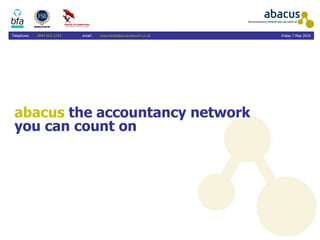 abacus  the accountancy network  you can count on 