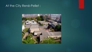 At the City René-Pellet :
 