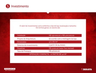 Restaurante DEGUSTA Franchising