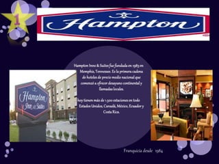 Franquicia desde 1984
 