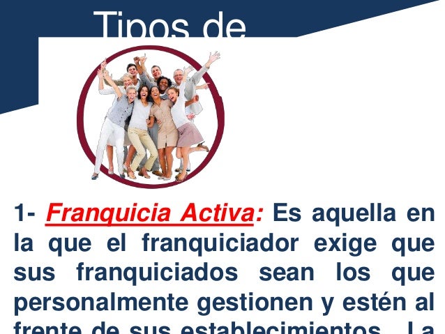 Tipos De Franquicias
