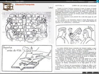 Franquisme 1939-1975            Història d’Espanya i Catalunya      Ar man d
                                                                    Figue ra
          Educació Franquista




                                                            INICI   SORTIR     TORNAR
 