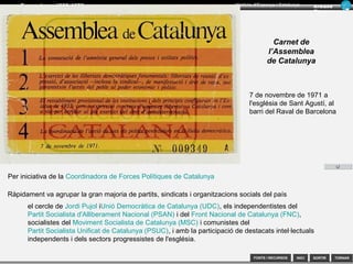 SORTIR
Franquisme 1939-1975
TORNAR
Armand
Figuera
Història d’Espanya i Catalunya
INICIFONTS i RECURSOS
Zones taronja: actuació dels guerrillers antifranquistes
Accions dels maquis
Assalt a la fàbrica Morítz
7 capítols (TV1) sobre
“Els maquis a Catalunya (1939-1963)
“Els maquis a Catalunya”
(TVE Catalunya)
 