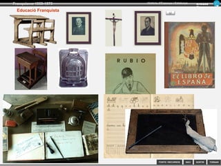 SORTIR
Franquisme 1939-1975
TORNAR
Armand
Figuera
Història d’Espanya i Catalunya
INICIFONTS i RECURSOS
Treballadors del Servicio de Control y Represión del Barraquismo desallotgen,
enderroquen i cremen un assentament de barraques Barcelona, 1953 Carlos
Pérez de Rozas Arxiu Nacional de Catalunya Fons Solidaridad Nacional i la Prensa
(Prensa del Movimiento)
Treballadors del Servicio de Control y Represión del Barraquismo desallotgen,
enderroquen i cremen un assentament de barraques Barcelona, 1953 Carlos
Pérez de Rozas Arxiu Nacional de Catalunya Fons Solidaridad Nacional i la Prensa
(Prensa del Movimiento)
 