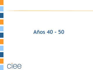 Años 40 - 50
 