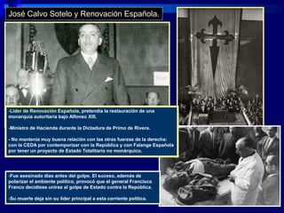 Franquismo. 1 naturaleza y condiciones surgimiento del régimen