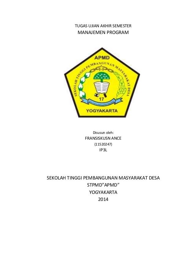 Fransiskus Ance 11520247 Tugas Ujian Manajemen Progran Docx