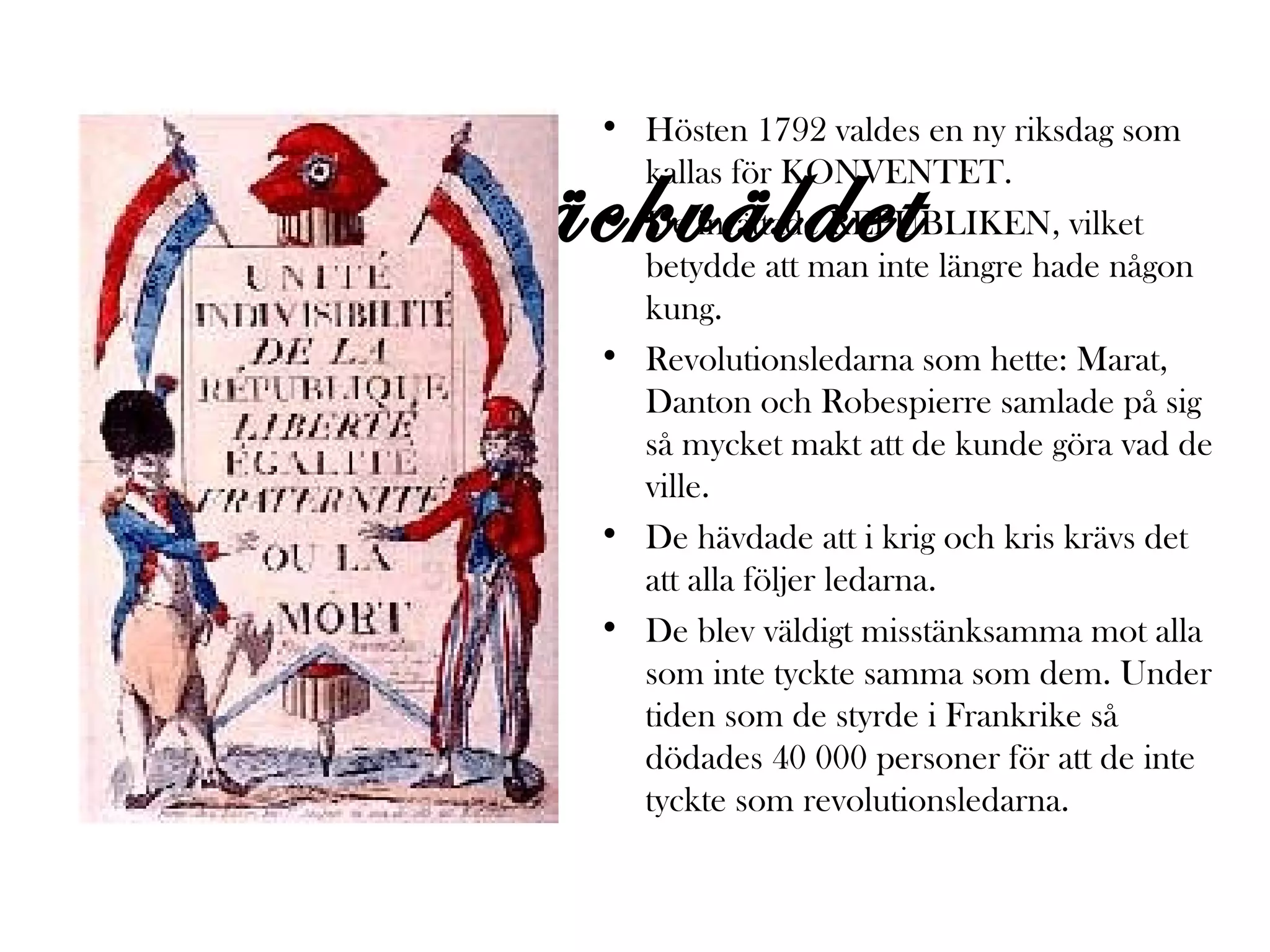 Franska Franska revolutionen | PPT