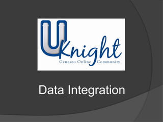 Data Integration
 
