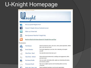 U-Knight Homepage
 
