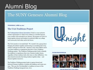 Alumni Blog
 