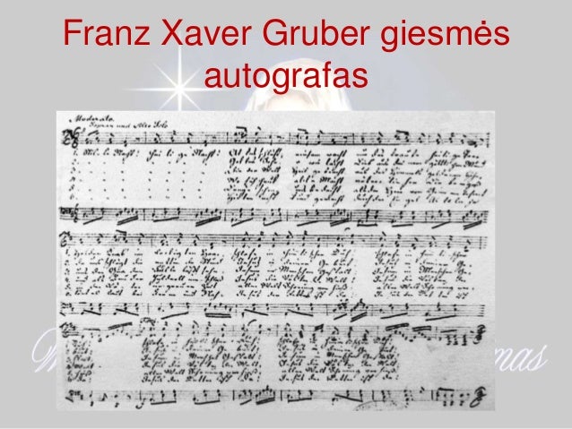 Franz Gruber – Silent Night