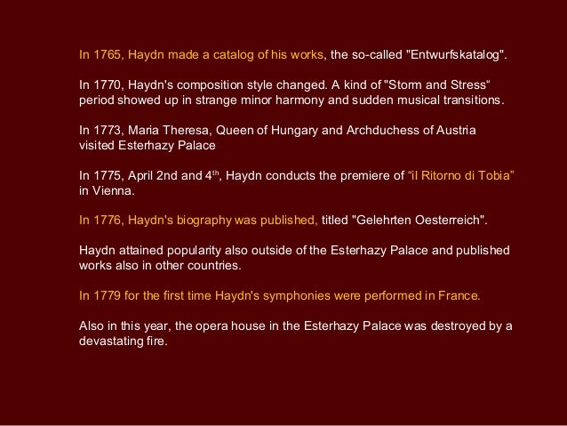 franz joseph haydn interesting facts