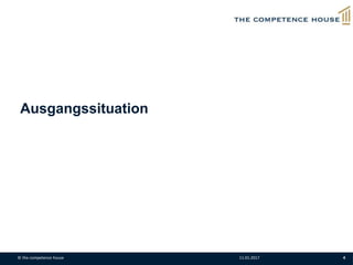 Ausgangssituation
© the competence house 11.01.2017 4
 