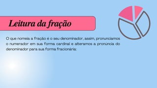 Leitura da fração
 