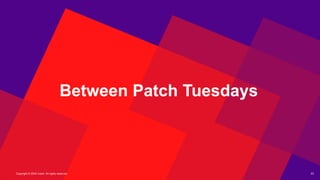 Copyright © 2024 Ivanti. All rights reserved. 23
Between Patch Tuesdays
 