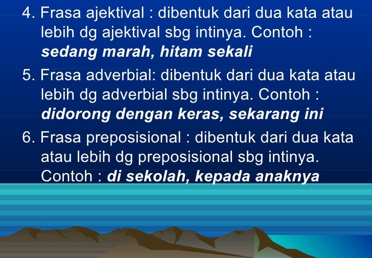 Frasa Bahasa Indonesia