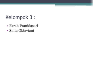 c. Frasa Endosentris yang Apositif 
• Secara semantik unsur yang satu pada frasa 
endosentrik apositif mempunyai makna sama 
dengan unsur yang lain. Unsur yang 
dipentingkan merupakan unsur pusat, 
sedangkan unsur keterangan merupakan 
aposisi. 
Contoh: 
Alfia, putri Pak Bambang, berhasil menjadi 
pelajar teladan. 
Back 
 
