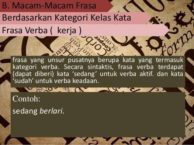 Frasa dan kata majemuk
