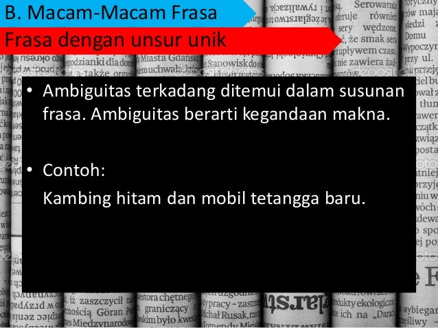 Frasa dan kata majemuk