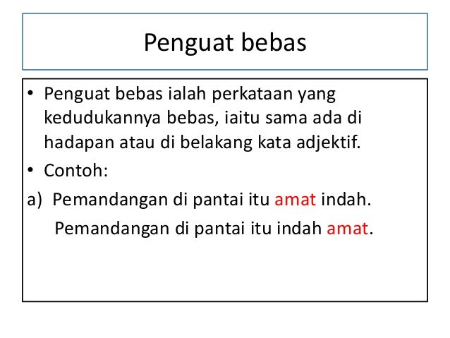 Contoh Soalan Frasa Adjektif - Selangor w