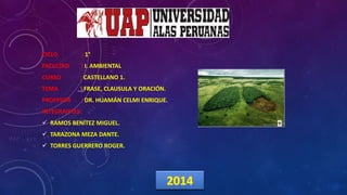 Frase clausula y oracion | PPTX