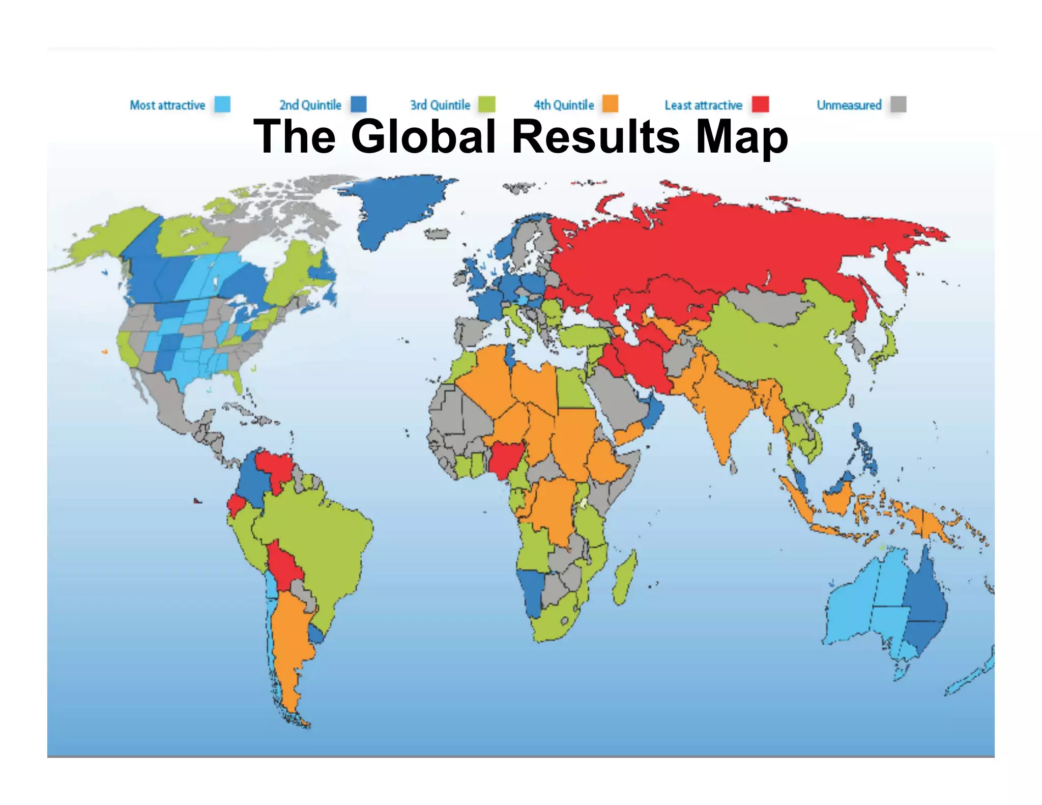 The Global Results Map
 