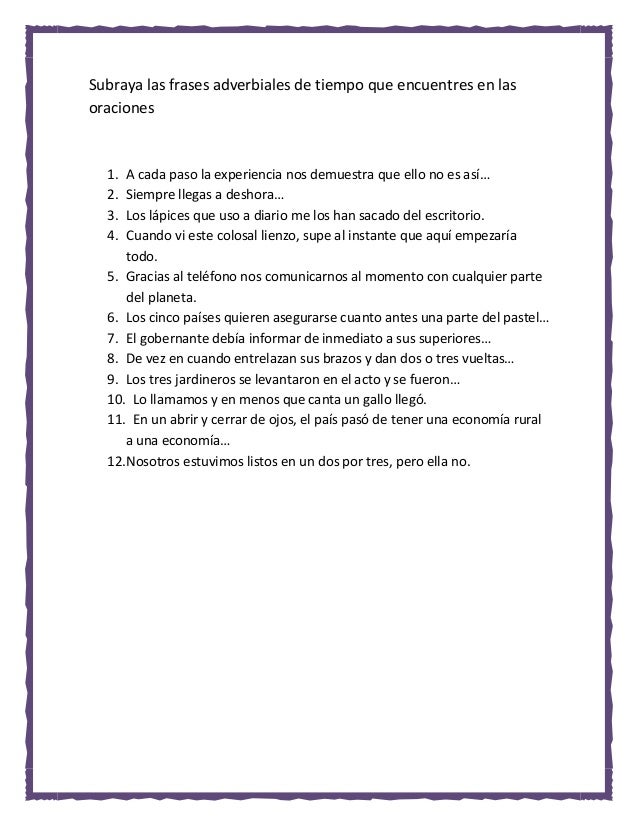 Frases Adverbiales 1